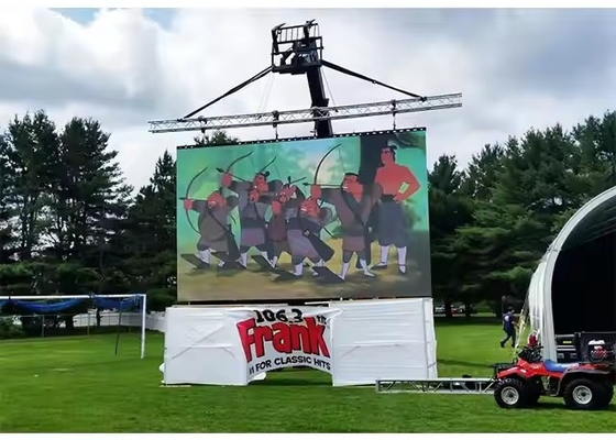 Epistar Chip Video Wall Outdoor Full Color LED Die-casting Aluminium ijzer/staal behuizing