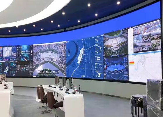 P2.5 Vierkante buiten LED gebogen scherm aangepast LED video display paneel
