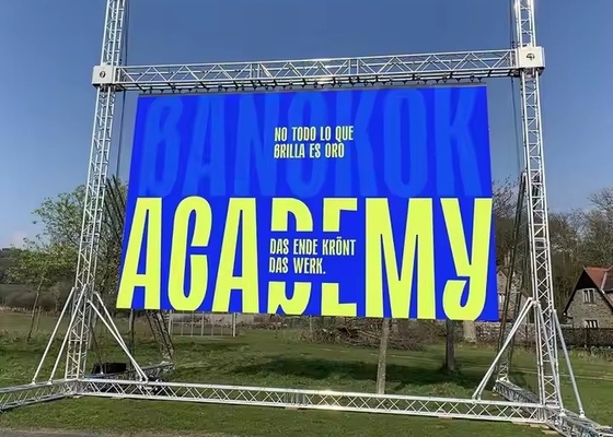 Hoogresolutie P6 Outdoor Led Reclame Scherm Bied Video Muur Volle kleur