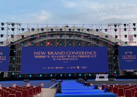 P4 Outdoor Full Color LED Lease Screen Epistar Chip 62500 punten/vierkante meter