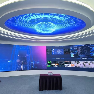 China High Quality Led Video Wall P3.91 Indoor Curved Screen Voor Supermarkt