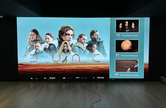 Curve Screen Indoor Stage Aanpasbaar Wifi Front Onderhoud Ultra HD Small Pitch P2.5 LED Screen