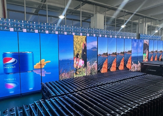 Magnetische voorzijde binnen Full Color P2.5 Led Video Wall Screen