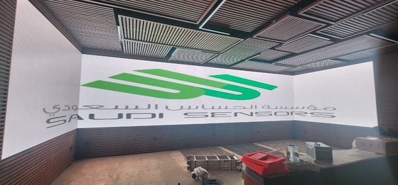 LED-wanddisplay / P4 Indoor Reclame LED-display, 62500 punten / vierkante meter Dichtheid