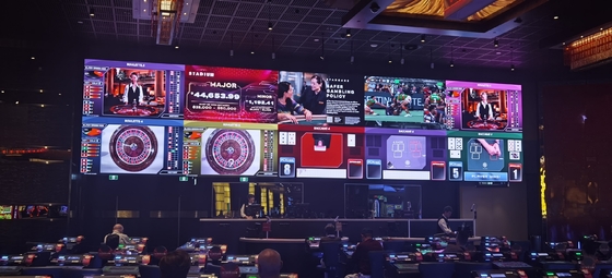 Aluminium met gietgietwerk/huur binnen LED-scherm, LED-videodisplaybord Aluminium 256*128MM-module