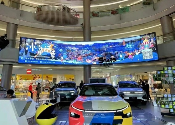 Verhuur van scherm LED-scherm SMD RGB Full Color LED Display Module 256x128mm 1/4 Scanning