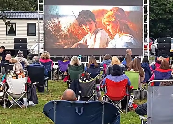 Groot gegoten aluminium/verhuur evenement reclame P5 podium LED-scherm videopaneel, buiten IP65
