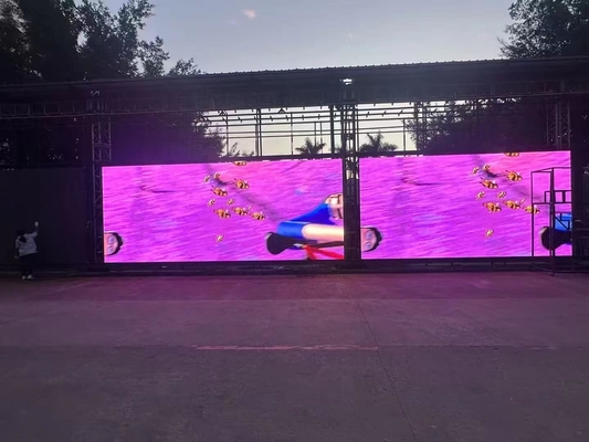 Indoor Die-Cast Aluminium/Exterior Rental Screen LED Display 1R1G1B P4 Module Grootte 256*128mm