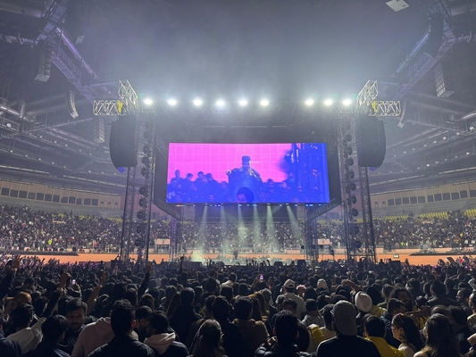 Ultra Slim Indoor P5 Advertising LED Rental Screen, waterdicht 960Mm X 960Mm