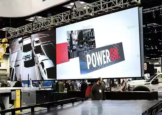 HD Indoor Full Color LED Display Die-Cast Aluminium Screen 2500 CD/Sqm Met kijkhoek