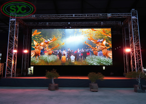 HD 4K 500*500mm Huur LED-scherm 2500cd/m2 SMD LED-scherm met hoge pixeldichtheid