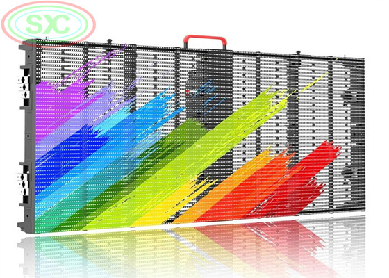 Inrichting Full Color High Brightness Transparent LED Screen Verhuur G3.91 - G7.8125