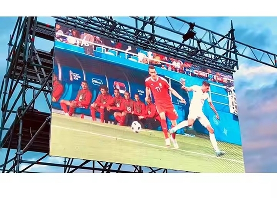 HD-verhuur die-cast aluminium kast module P10 LED billboard display hoge helderheid