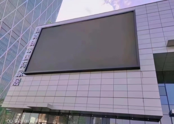 SMD3535 de hoogtehelderheid leidde reclame het scherm die Volledige vast Kleuren Openlucht adverteren LEIDEN van P10 P8 P6 P5 Aanplakbord installeert