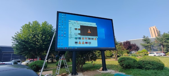 SMD3535 de hoogtehelderheid leidde reclame het scherm die Volledige vast Kleuren Openlucht adverteren LEIDEN van P10 P8 P6 P5 Aanplakbord installeert