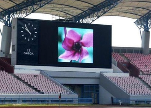 Outdoor P10 Full Color Advertising LED Screen Video Display IP67 Waterdicht Kas