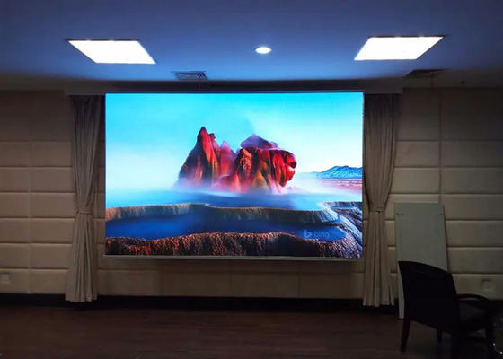 P4 Indoor Full Color Waterproof LED Display LED Die-Casting Aluminium Screen