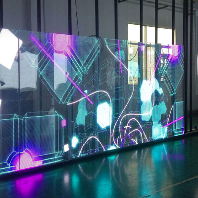 Gemakkelijk te hanteren plafond doorzichtig LED-display lichtgewicht laag verbruik