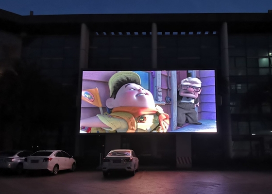 Outdoor P10 Full Color Advertising LED Screen Video Display IP67 Waterdicht Kas