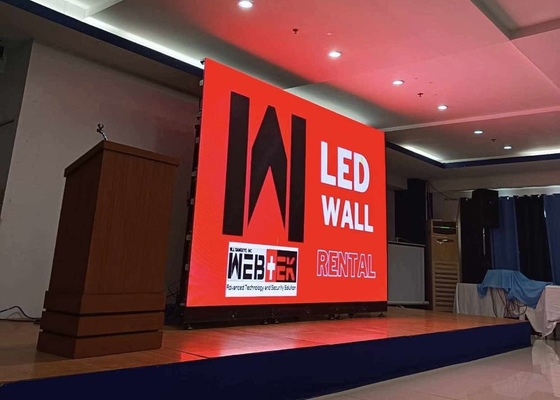 Event Stage Background 500*1000mm P3.91 LED Video Display Screen met 1000cd/m2 Helderheid en R 625-630nm LED Parameter