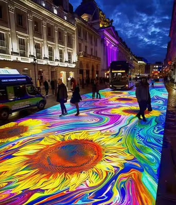 SMD3535 LED Dance Floor Panel 4,81mm Pixel IP65 Waterdicht