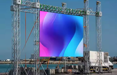 Verhuur Commercieel Advertentie Scherm P8 Indoor Full-Color LED Display, lange levensduur, flexibel te gebruiken