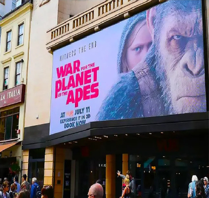 Buitenadvertentie en Score Waterdicht Led Billboard Screen met volledige kleurcapaciteit