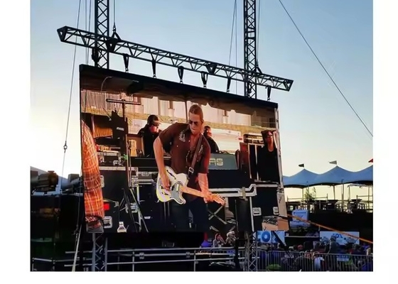P3.91 Verhuur Stage Buiten Led Display Screen 250*250 Module 500x500mm Panel 4500nits LED Video Wall