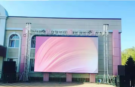 Front End Onderhoud Full Color LED Digital Signage Signage 10mm Pixel Pitch Iron Cabinet