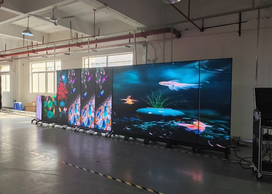 4mm Resolutie Novastar P2.6 P2.97 P3.91 P4.81 Outdoor Rental LED Display met aluminium kast 1R1G1B Pixel Configuratie