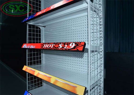 Uitstekend LED-bord klein pixelafstand X1.876 plank LED-display LED-strook voor winkels of supermarkten