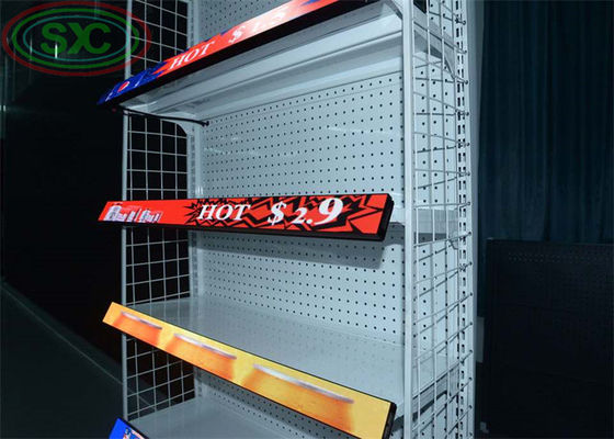 New Item Small Pixel Pitch COB Shelf Screen P1.87 Used in Supermarket/Clubs/Store Indoor Shelf Strip LED Sig