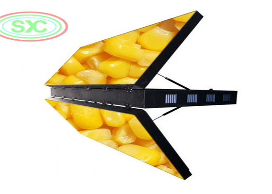 LED-teken met lampstaaf dubbelzijdig LED-billboard zichtopstand 6 meter buiten LED-scherm