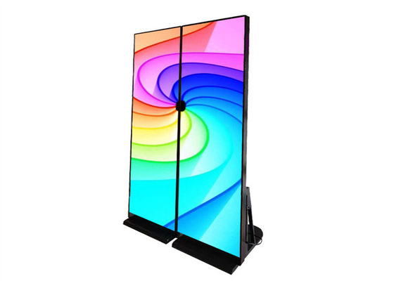 Indoor P2.5 full color Mirror Led display Draadloos USB 4G WiFi Smart Control Poster