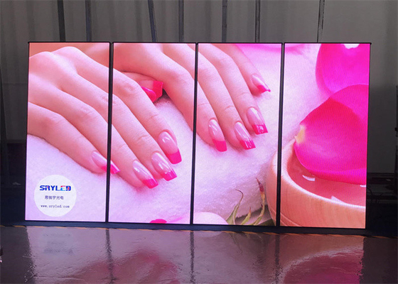 Indoor P2.5 full color Mirror Led display Draadloos USB 4G WiFi Smart Control Poster