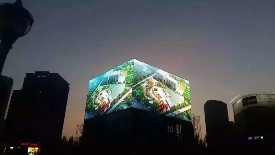 Hoogresolutie buiten p10 Full Color LED-scherm met stabiele prestaties voor TV-uitzendsignaal 10mm Pixel Pitch 7000 cd/m2 Helderheid 16.7 miljoen kleuren IP65/IP54 Bescherming 800W/m2 Maximaal vermogen