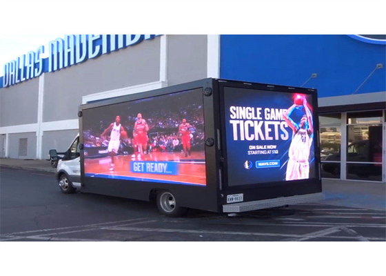 P10 Full Color Mobile LED Screen / Outdoor Led Video Display voor reclame