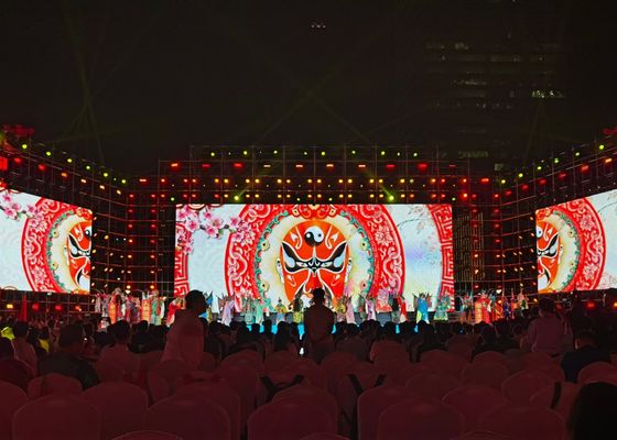 Goede prijs Ultra-helder gegoten aluminium RGB-LED-scherm 1/4 Scanning Stadion Volkleurig buitenscherm Waterdicht Enkel- en dubbelkleurig scherm online