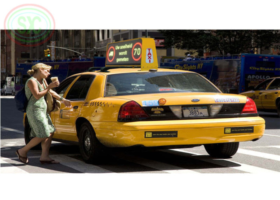 Witte LED-lampen taxi top LED-bord LED-display buiten P5 P6 P10 LED-scherm WIFI-besturing