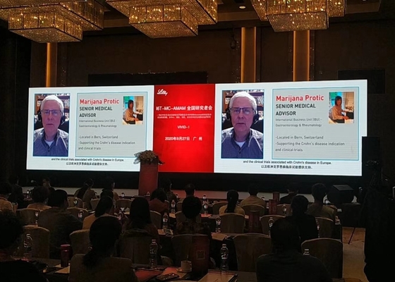 Verhuur van zachte modules Multi-screen P6 LED video display Buiten waterdicht HD hoge resolutie