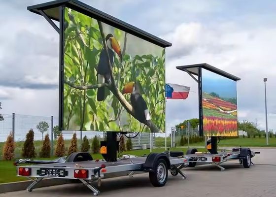 Outdoor P6 Mobile LED Screen IP65 waterdicht voor vrachtwagens Vans