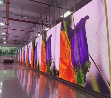 HD Verhuur Soft Module Flexibel LED gordijn scherm Opgehangen Gemakkelijk te installeren Afneembare Ultra Duidelijk