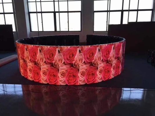 Gegote aluminium behuizing HD Flexible module Indoor P2 Flexible LED module voor reclame scherm