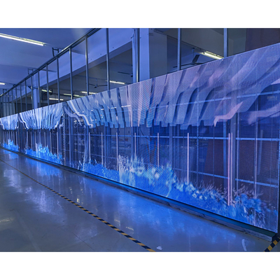 Rijmethode Led Transparent Screen Translucent LED Display voor prestaties