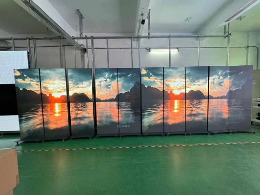 128*64-resolutie LED-posterdisplay met aluminiumpaneel en SMD2121-chips