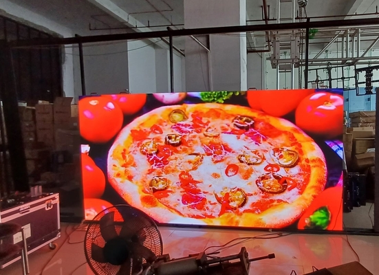 Gegooid aluminium scherm voorkant P2.5 Digitaal LED Poster Stereo Mount Gemakkelijke installatie