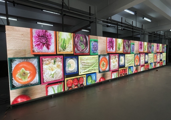 Outdoor Full Color Advertising Lease LED Display 256*128mm Module 6500cd/Sqm Helderheid