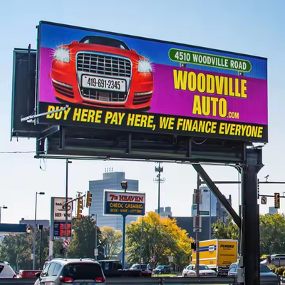 P10 Outdoor led billboard Full Color LED-advertentie-display voor uw advertentiebehoeften