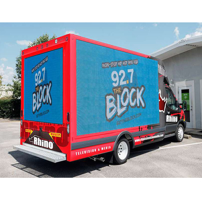 High Refresh Frequency Mobile Truck LED Display met 5000-8000 Nits Helderheid en Truck Montage