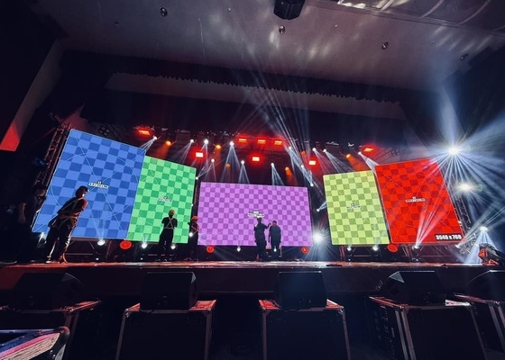 Die Cast Aluminium SMD LED Screen P4 Indoor Video Advertising RGB Display Screen HD Geen stotteren